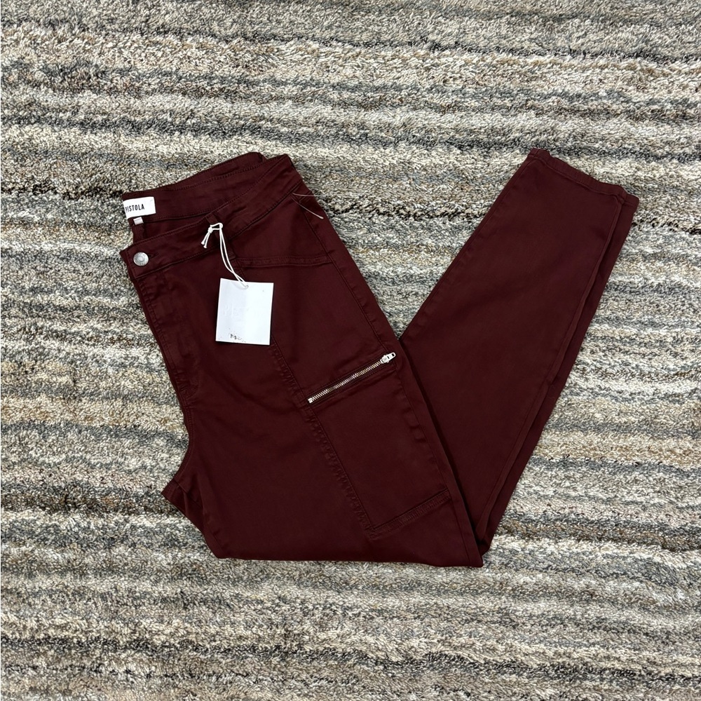 Pistola Skinny Jeans Sz 33 NWT | Pistola Maroon Skinny Jeans | Pistola Jeans NWT - Picture 10 of 12